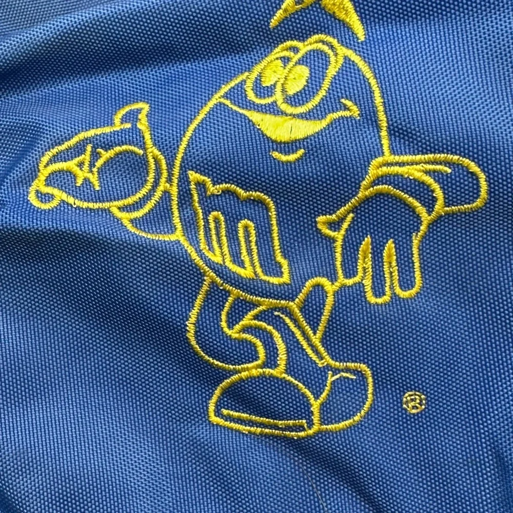 Planet Mars M&M Candy Messenger Tote Bag Blue & Yellow Shoulder‎ Bag Promotional